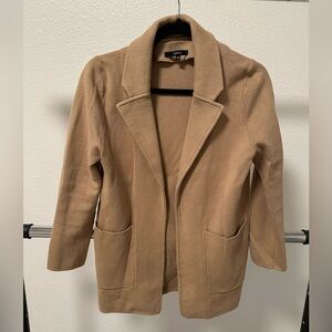 Quince organic cotton knit blazer